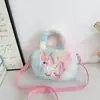 Bolso Cruzado de Peluche para Niños Unicornio de Dibujos Animados Lindo Bolso de Mano para Niña Bolso de Hombro para Niña Estilo Nuevo