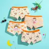 Ropa interior nueva de algodón puro para niñas, calzoncillos tipo bóxer cómodos y transpirables para niñas, calzones de cuatro esquinas para niñas pequeñas, distribución transfronteriza