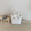 Bolsa Quadrada Pequena Xadrez com Laço Rosa Feminina 2026 Nova Chegada Primavera Estilo Coreano de Nicho Moda Versátil Bolsa de Ombro Único Transversal