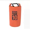 Bolsa Balde Impermeável de PVC para Acampamento de Verão, Rafting e Canoagem em Rios, Bolsa Impermeável de Praia, Bolsa Impermeável de Ombro Único/Duplo, À Prova de Chuva