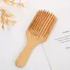 Peine de masaje para el cabello con cojín de aire mediano transfronterizo, peine para el cabello, peine para la vejiga del cabello, peine de madera de bambú para el hogar