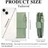 Cartera de Cuero Genuino, Cartera de Piel de Vaca, Billetera Antirrobo Rfid con Billetera para Monedas, Portatarjetas, Cartera, Cartera Pequeña, Cartera de Alta Gama para Mujer