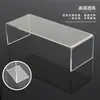 Soporte Elevado de Acrílico para Escritorio de Computadora Plástico para Exhibir Figuras de Muñecos Plástico Estante de Almacenamiento en Forma de U Mesa de Animación Figura