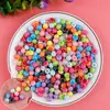 Cuentas de Resina Rayadas de Colores con Agujero Grande, Cuentas Espaciadoras de Colores Mixtos, Cuentas de Barril Rayadas Horizontales, Accesorios para Joyería de Cadena de Teléfono Móvil DIY, Cuerda para Cabeza
