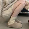 Nuevas Zapatillas de Media Piel Genuina Estilo Birkenstock de Suela Gruesa, Estilo Fila, Suela Plana, Suaves, sin Cierre, para Otoño
