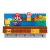 Colgador de Llaves para Entrada Estilo Dibujos Animados Mario Gancho Curativo con Adhesivo sin Taladro para Detrás de la Puerta