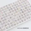 Broca de unha Dongzhou 6mm broca de ponta fina estrela de cinco pontas acessórios para brincos colares nova broca estrela flash broca pegajosa para unhas