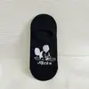 Fabricante de Zhuji Nueva Colección Primavera Verano Versión Coreana Moda Dongdaemun Linda Imagen de Dibujos Animados Calcetines Invisibles Mickey Calcetines de Barco para Mujer