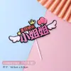 Feliz Cumpleaños Bebé Tarjeta de Decoración para Bebé Hada Pequeña Príncipe Pequeño Enchufe Decorativo para Bebé Popular en Internet Enchufe para Bebé
