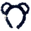 Orelhas de Coelho de Pelúcia Luminous com 14 LEDs Headband Estilo Outono e Inverno Pelúcia de Alta Qualidade Orelhas de Coelho Luminous Headband Piscante