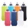 Boquilla Rotatoria con Bloqueo de Agua para Exteriores Transfronteriza, Botella de Agua Portátil Plegable para Running en Senderos al Aire Libre, Botella de Agua Suave Deportiva de TPU