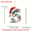 Novas Decorações de Natal Transfronteiriças, Enfeites, Penduricalhos para Carro, Decorações Personalizadas para Retrovisor, Árvore de Natal