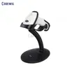 Pistola escáner de rango completo CW-1880W para códigos QR unidimensionales y bidimensionales para identificar códigos de barras en supermercados y para lectura rápida de códigos de barras con láser