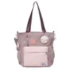 Bolsa de Lona com Aparência Premium Design de Nicho Nova Moda Bolsa de Ombro Feminina Aluna do Ensino Fundamental Aluna do Ensino Médio Bolsa de Classe Bolsa de Reforço