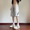 Atacado shorts de três polos masculino verão fino marca de moda calças casuais soltas esportivas listradas americanas calças retas