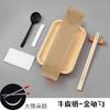 Direto da fábrica hashi descartável conjunto de quatro peças atacado pacote de talheres para viagem pacote quatro em um pacote pacote pacote transparente