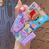 Chaveiro Autêntico Desenho Shin-Chan Série Polaroid Parada no Tempo para Bolsa Chaveiro de Carro Pequeno Presente