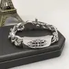 Nuevo y elegante pulsera de cruz para hombres a la moda, colección de pulseras vintage hechas a mano de alta gama europeas y americanas, directo del fabricante