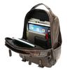 Marent Mochila Masculina de Couro Genuíno Mochila Casual de Alta Capacidade com Senso Avançado Mochila para Computador de Couro Bovino Camada Superior
