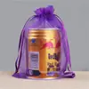Fábrica personalizada organza saco moldura cosméticos joias embalagem malha saco joias fio saco personalizado