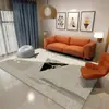Nueva Alfombra de Piso Sala de Estar Dormitorio Lujo Ligero Alta Calidad Simple Cobertura Total Sofá Alfombra de Piso Grande Mesa de Café Limpiable Alfombra de Mesita de Noche