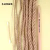 Cuerda de cáñamo gruesa y fina, tejida a mano, rejillas tejidas, material para decoración de pared de fotos, cordón anudado, estilo retro creativo