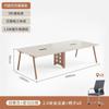 Mesa de conferencias de oficina, mesa larga, sencilla y moderna, combinación de mesa y silla para sala de conferencias, mesa de conferencias pequeña, mesa de negociación para recepción
