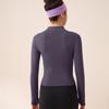 Chaqueta ajustada y engrosada con forro polar para yoga, otoño e invierno, para exteriores, ciclismo profesional, running, fitness, deportes, manga larga.