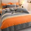Nuevo Juego de Cuatro Piezas Estampado, Juego de Cama Cepillado Engrosado, Juego de Cuatro Piezas Suave y Amigable con la Piel para Todas las Estaciones, Venta al por Mayor por Fabricante
