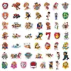 100 pegatinas lindas de dibujos animados del equipo Wangwang decoración de cuenta manual cuaderno casco patinete pegatinas impermeables venta al por mayor