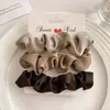 Goma para el pelo satinada floral Maillard para mujer, alta elasticidad, liga para el pelo duradera que no daña el cabello, accesorio elástico para el pelo