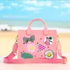 Bolso de playa de EVA de gran venta transfronteriza, bolso de playa con flores, accesorios DIY, hebilla decorativa, bolso con agujero desmontable, accesorios de flores