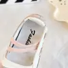 Sapatos de Ballet Femininos para Primavera e Outono Sapatos Rasos Slip-On Sapatos Casuais Vazados Infantis Mary Jane Coreia