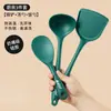 Atacado de Presente Espátula de Silicone de Grau Alimentício Conjunto de Colheres de Cozinha para Uso Doméstico Cabo Longo Resistente a Altas Temperaturas Colher de Sopa Dropshipping