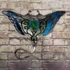 Colgantes y adornos de decoración de pared de hierro forjado transfronterizos, artesanías de metal, venta directa del fabricante, siluetas cortadas con láser y pintadas con UV