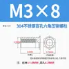 Tuerca Hexagonal de Agujero Ciego de Acero Inoxidable 304 Diámetro Exterior Pequeño de Presión Tornillo Prisionero Tapa de Tornillo M3M4 Venta Directa de Fábrica