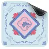 Alfombrilla de ratón transfronteriza, alfombrilla de mahjong con patrón floral personalizado, alfombrilla de mesa para ajedrez y juegos de mesa, alfombrilla de mahjong europea y americana, estilo americano XU