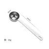 Colher Medidora de Aço Inoxidável 304 Transfronteiriça Colher Medidora de Café 5ml15ml30ml Colher para Pó de Frutas Ferramenta de Confeitaria para Leite em Pó de Café