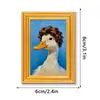 Mzct585-590 El más vendido de Amazon Divertido y Peculiar Marco de Fotos de Madera 3D con Patrones Imán para Nevera Decoración del Hogar