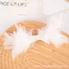 Super Hada Ambiente Suave Gran Flor de Pluma Tocado Accesorios DIY Hecho a Mano Versátil Bolsa Pinza Accesorios para Ropa