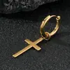 Brincos de Cruz Acessórios de Luxo Nicho Transfronteiriços Tarraxas Simples Temperamento Versátil Brincos de Luxo Leve para Mulheres Atacado