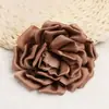 Stock directo de fábrica tela de camelia hecha a mano flores de rosa accesorios para ropa tocados broches pines flores