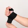 Equipamento de Proteção para Fitness, Levantamento de Peso, Basquete, Material de Mergulho, Munhequeiras Ajustáveis, Mangas Pressurizadas para Palma/Polegar, Munhequeiras