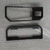 Adecuado para 26 Modelos de Rav4, Tiras Decorativas para Panel de Cambios Tipo Dividido, Material ABS Rojo Transparente, Marco Decorativo para Palanca de Cambios Rav4