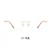 Armazones de Gafas de Titanio con Memoria Estilo Ojo de Gato, Modernos y Sofisticados, con Patillas Flexibles de Titanio con Memoria Que No Pellizcan la Cara, Se Pueden Adaptar con Lentes, Venta al por Mayor en Danyang