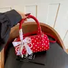 2026 Nova Bolsa Almofada de Bolinhas de Verão Coreana Nicho Cilindro de Boliche Versátil Bolsa de Ombro Transversal