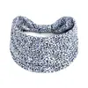 Diadema con Estampado de Leopardo, Cebra y Serpiente Europea y Americana Sexy para Mujer Diadema Elástica Nudo Diadema Deportiva