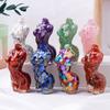 Grava de Cristal Natural Goteo de Resina Pegamento Hogar de Animales Pequeños Escritorio Decoración de Coche Artesanías Adornos Personalizados
