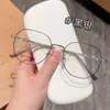 Armazones de Metal Polygonal Retro de Moda para Gafas al por Mayor para Mujer, Adecuados para Estilo de Maquillaje Sencillo, Se Pueden Montar con Lentes Graduados