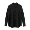Suave y Amigable con la Piel de Punto de Lana Pura Cardigan Top Versátil Cómodo de Moda de Botonadura Única con Cuello Polo para Mujer